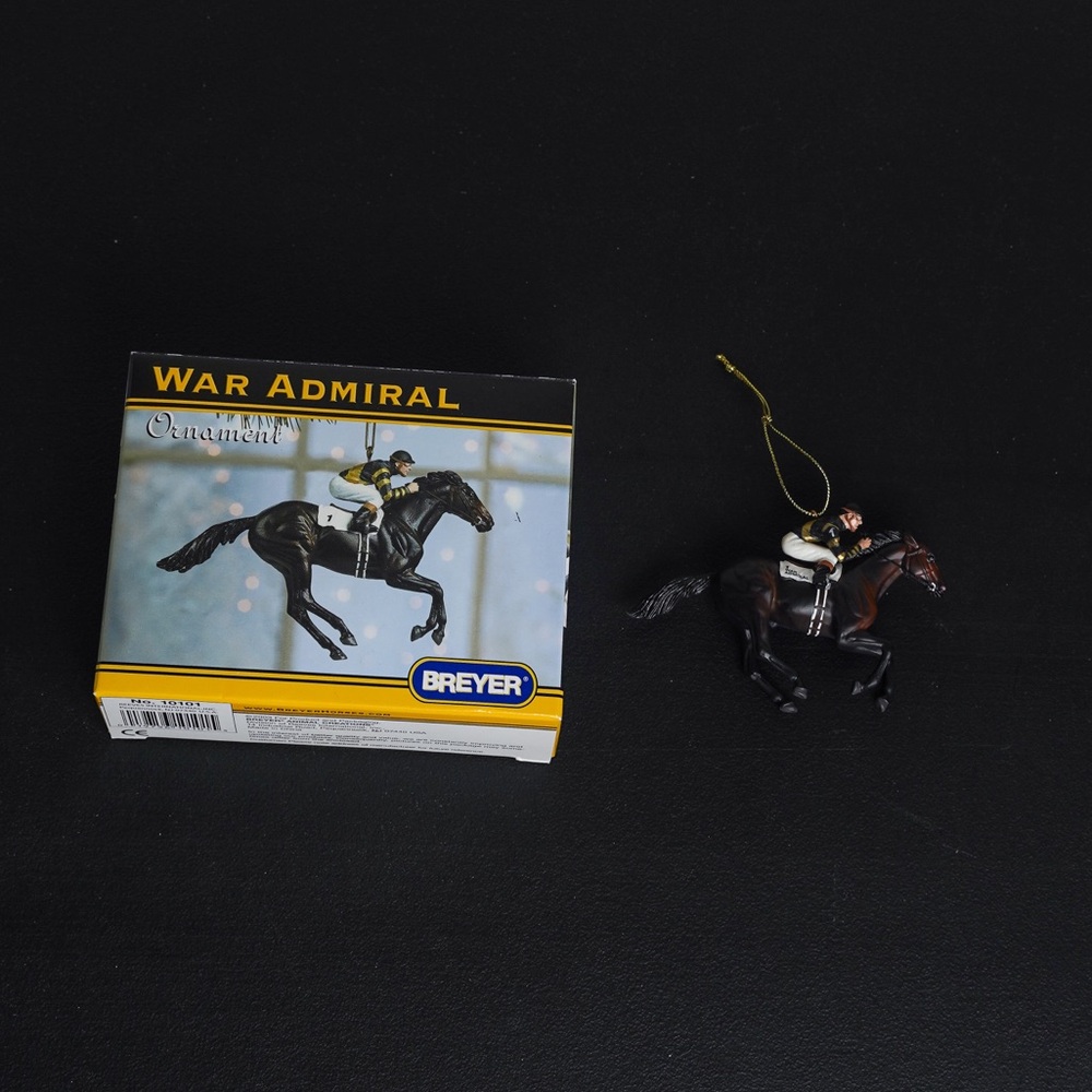 Breyer War Admiral Ornament Horse Racehorse Thoroughbred